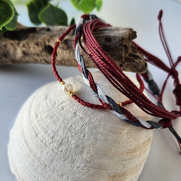 Bohemian style stackable bracelets - Picture 2 of 3